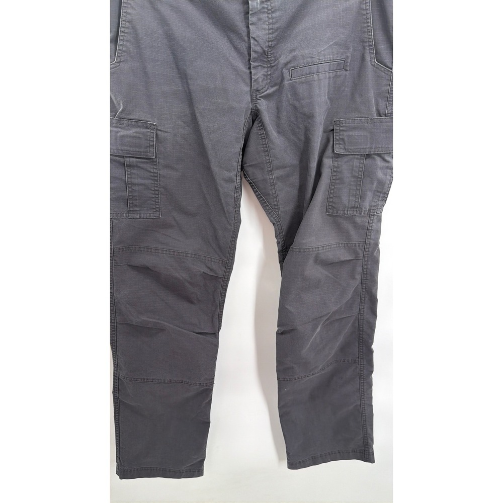 LA Police Gear Stretch Ops Tactical Pants Womens 12 Long Gray Ripstop Cargo
